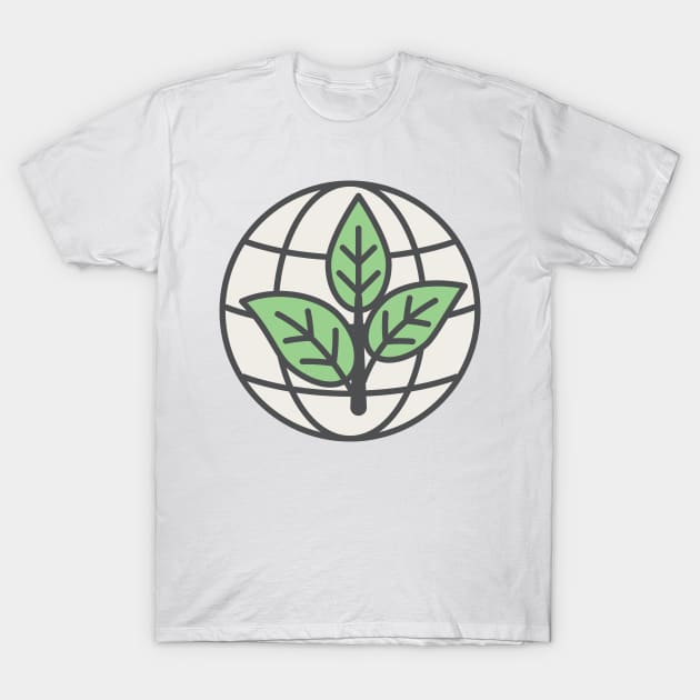 Natural World Environment Icon T-Shirt by SWON Design